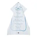 Party Menu kökshandduk 50x70 cm blå/vit