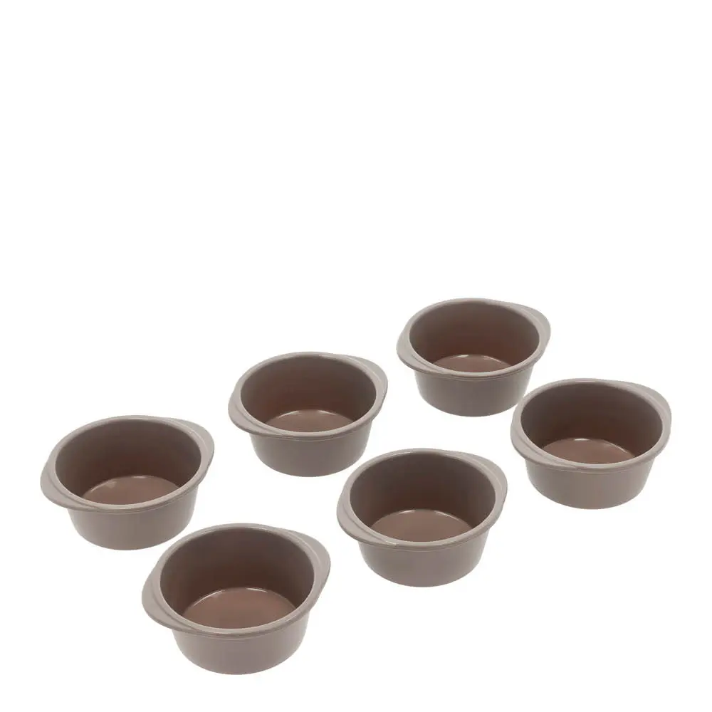 Muffinsform for 6 muffins silikon latte