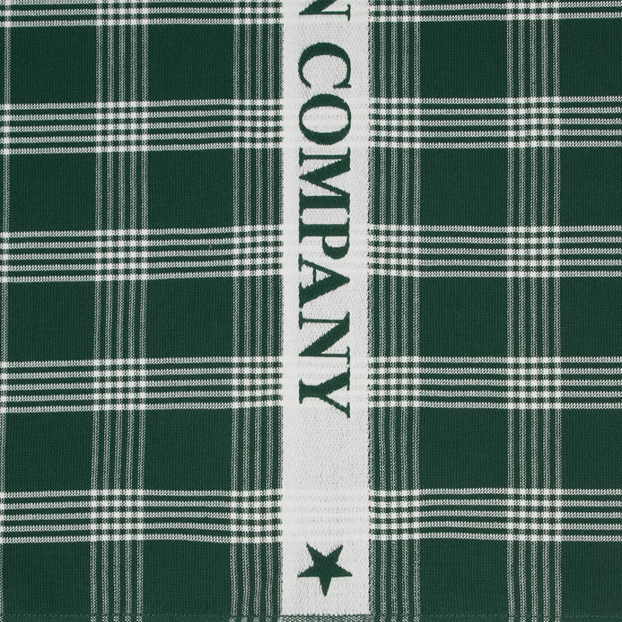 Lexington Original Keittiöpyyhe frotee 50x70 cm Vihreä/Valkoinen