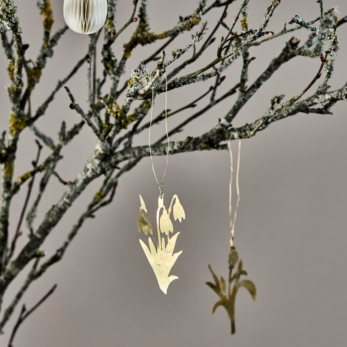 House Doctor Lilly Pääsiäiskoriste 3 kpl Antiikki messinki