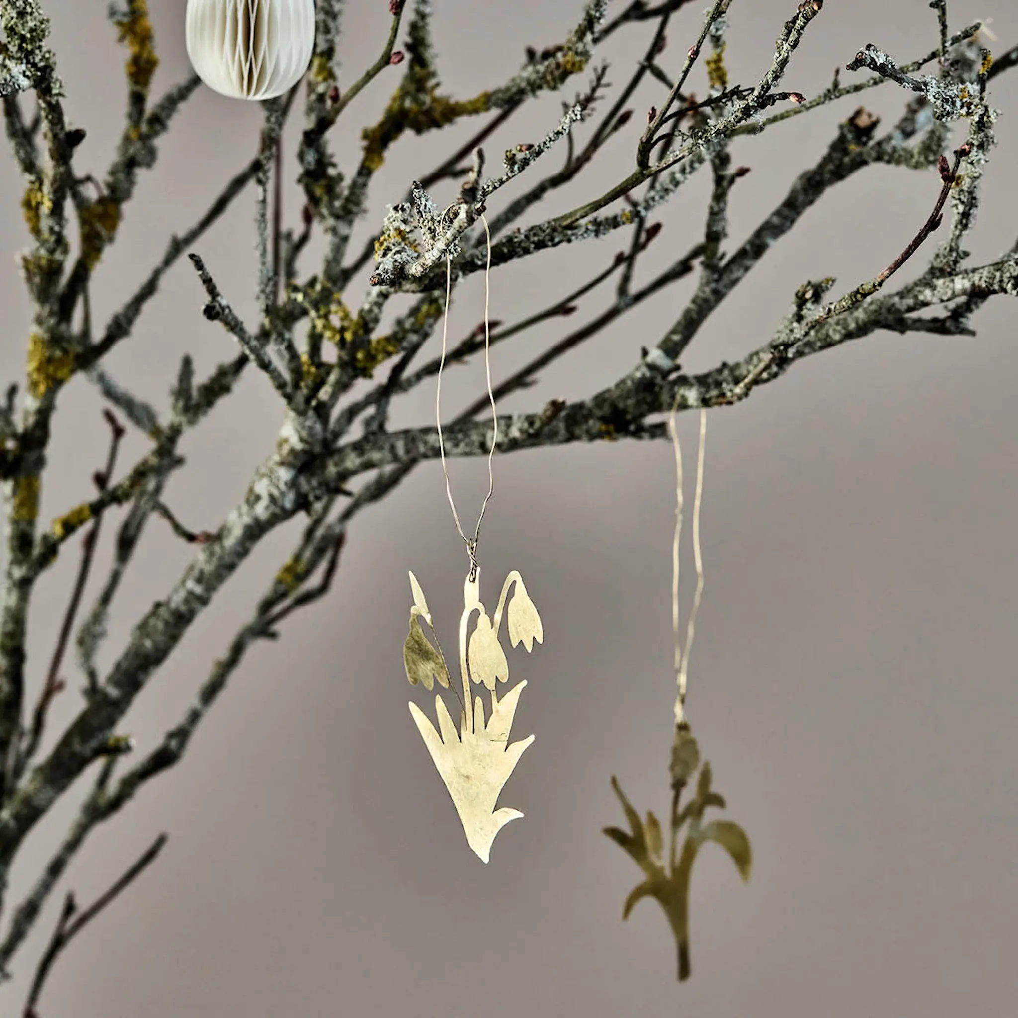 House Doctor Lilly Pääsiäiskoriste 3 kpl Antiikki messinki