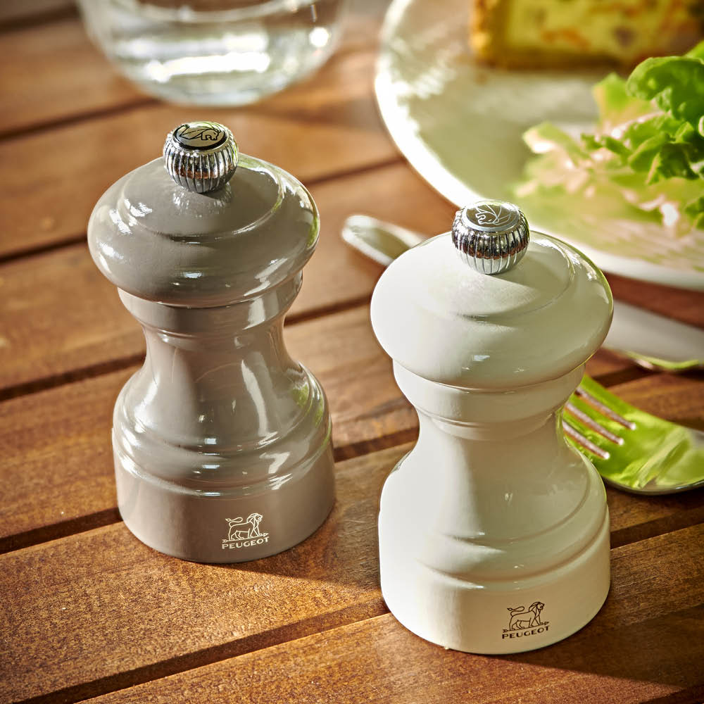 Peugeot Bistro pippurimylly 10 cm harmaa lakattu