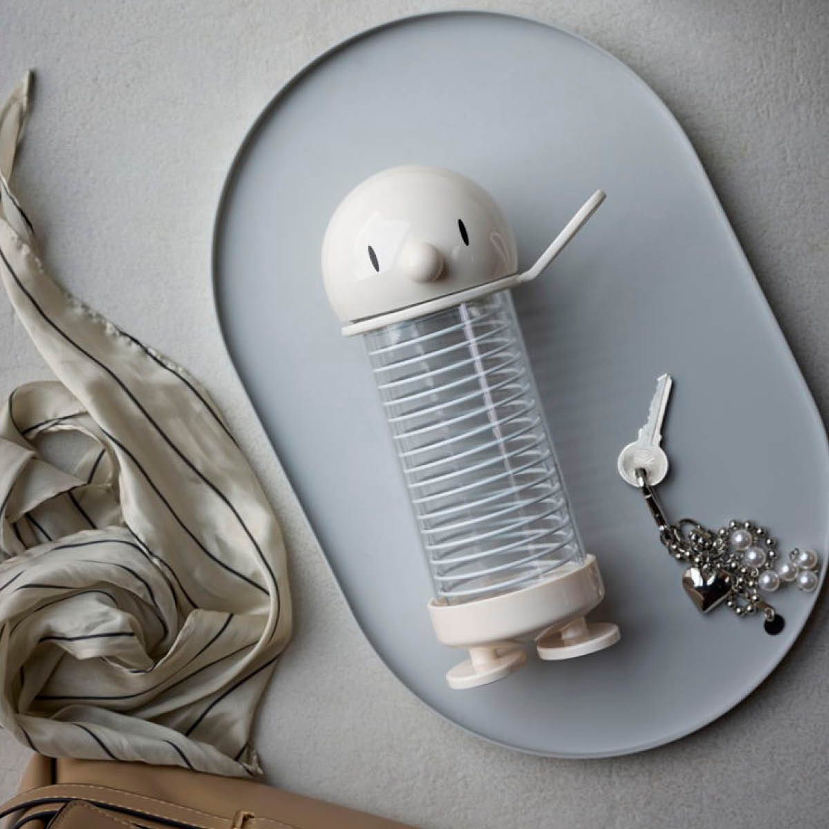 Hoptimisten Bumble drikkeflaske 0,4L white