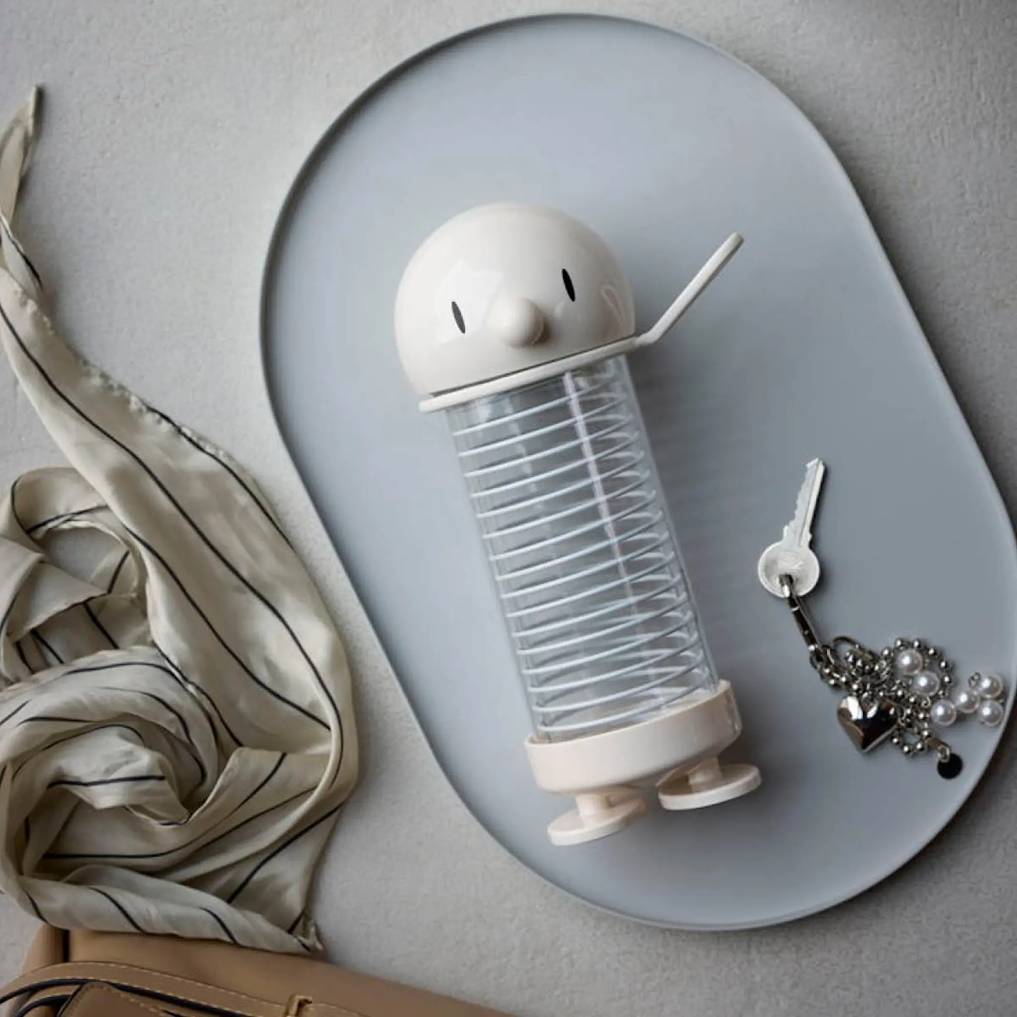 Hoptimisten Bumble drikkeflaske 0,4L white