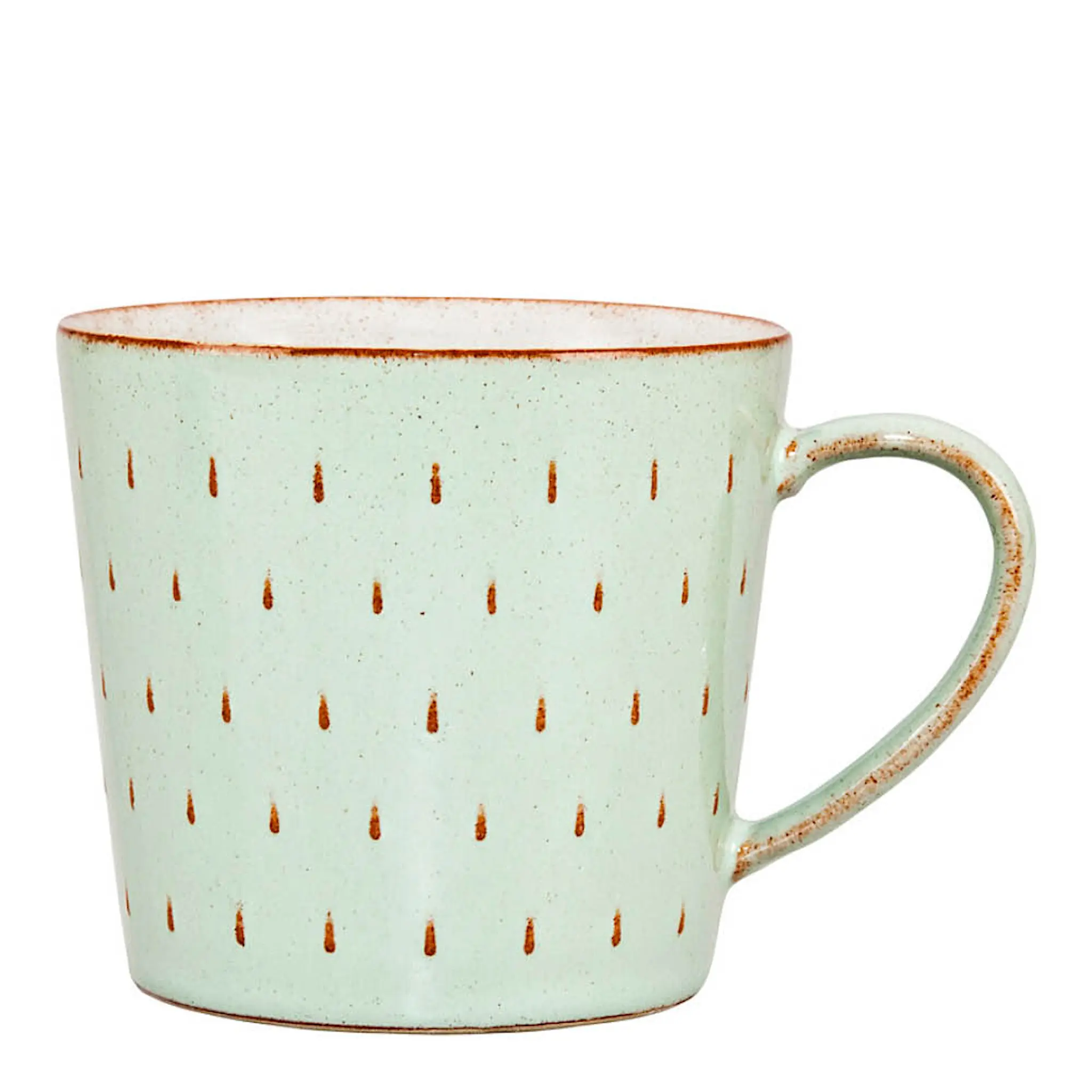 Denby Heritage Orchard mugg 40 cl prickar grön