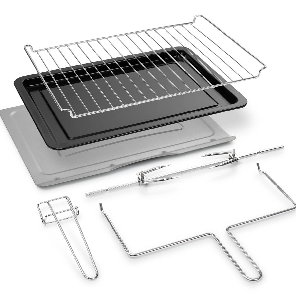 PRINCESS Fristående varmluftsugn 112756 45 L 1800W