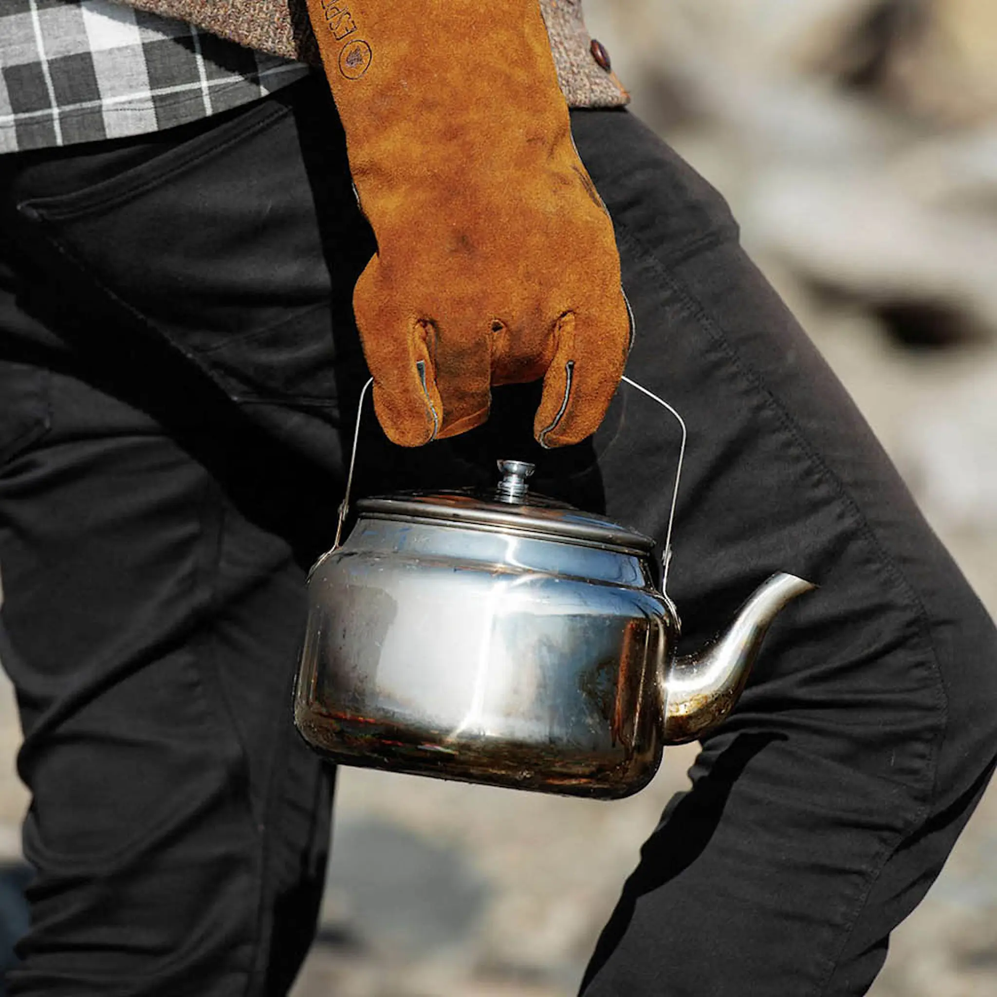 Espegard Kaffepanna för eld 2,5 L rostfritt stål