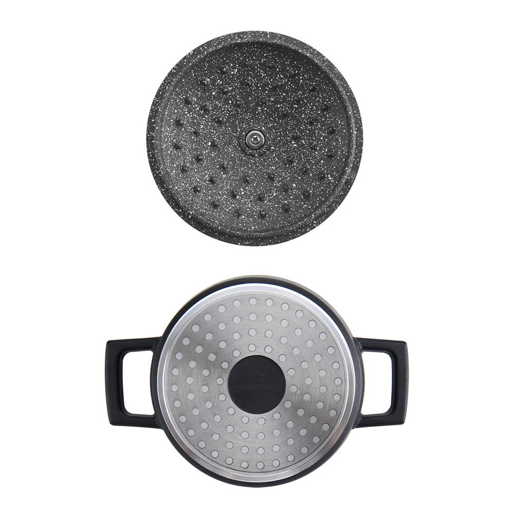 MasterClass Cast Aluminium Pata 1,4 L Musta