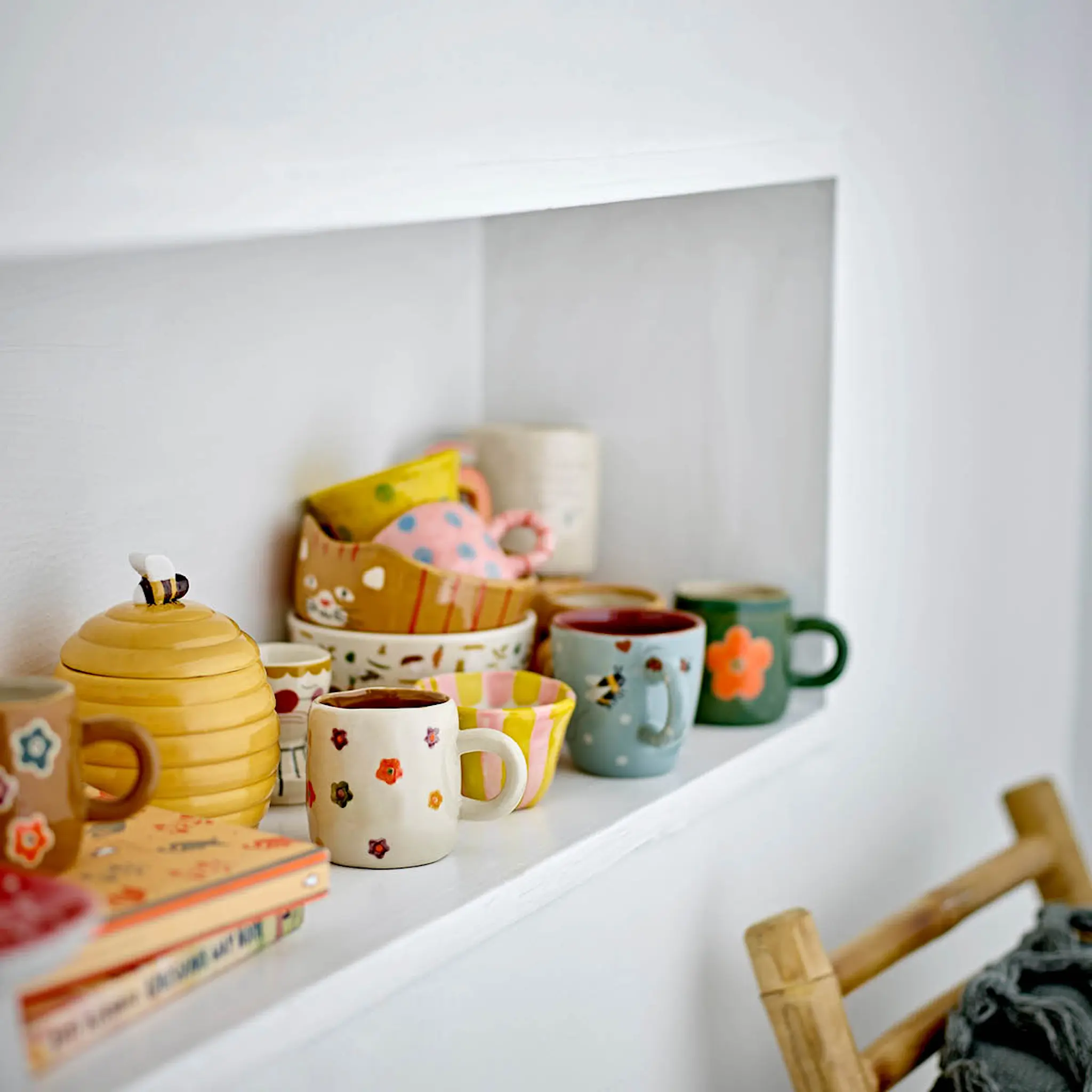 Bloomingville MINI Addy mugg 13 cl grön