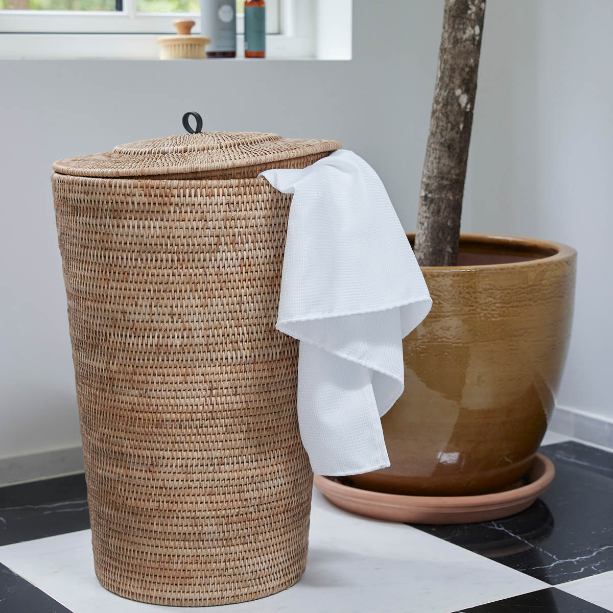 Lene Bjerre Norah skittentøyskurv 40x60 cm natur