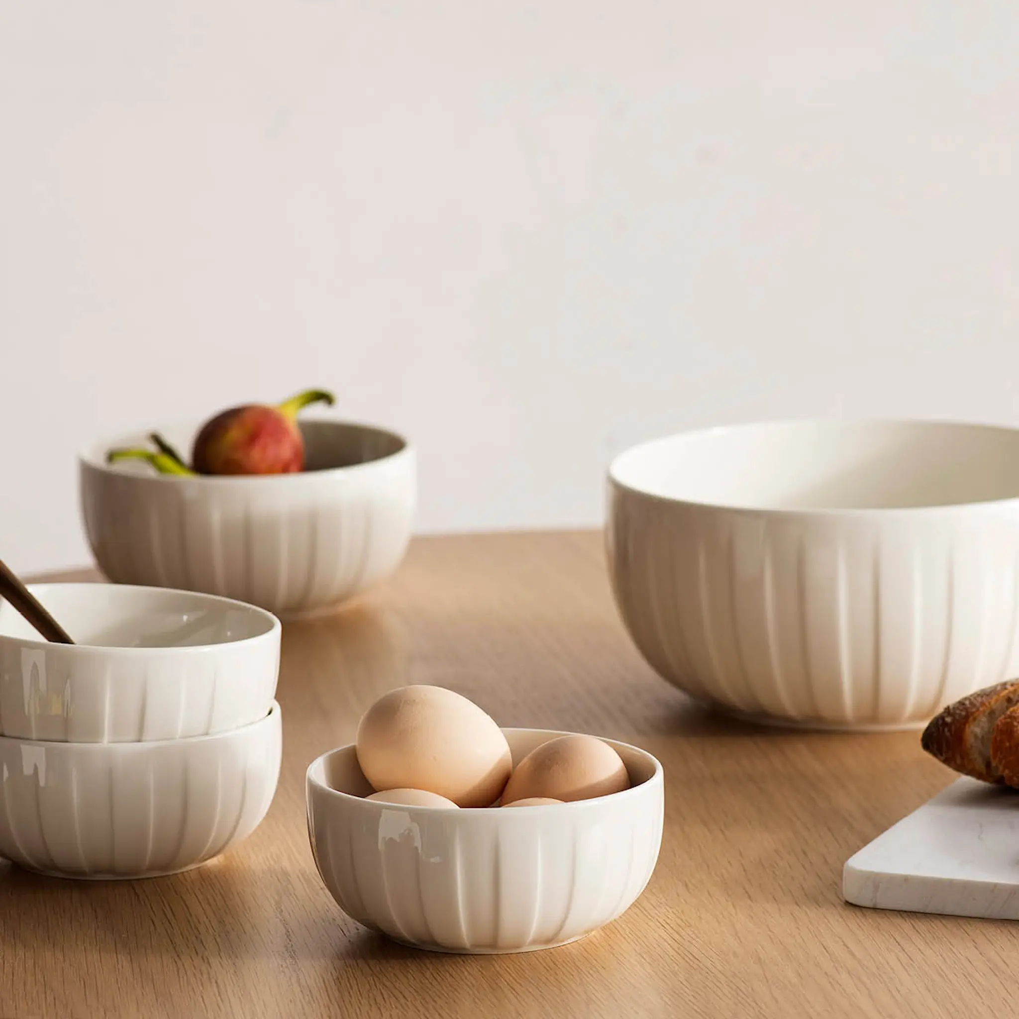 Stiernholm Senja skål 14,5 cm vit