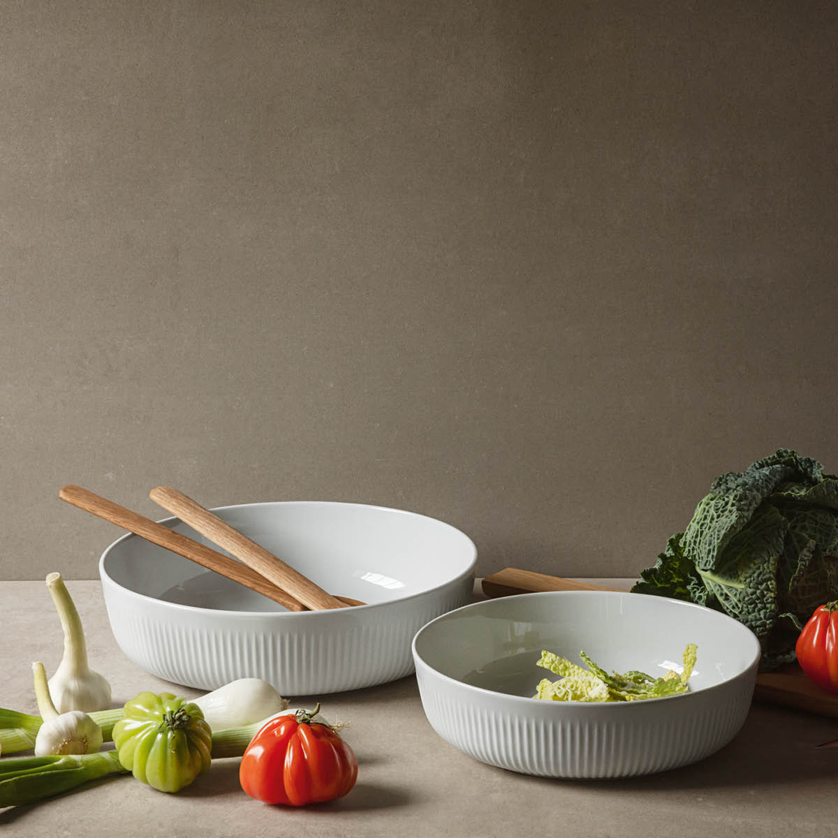 Eva Trio Legio Nova salatskåler 2 stk 2L/3,3L