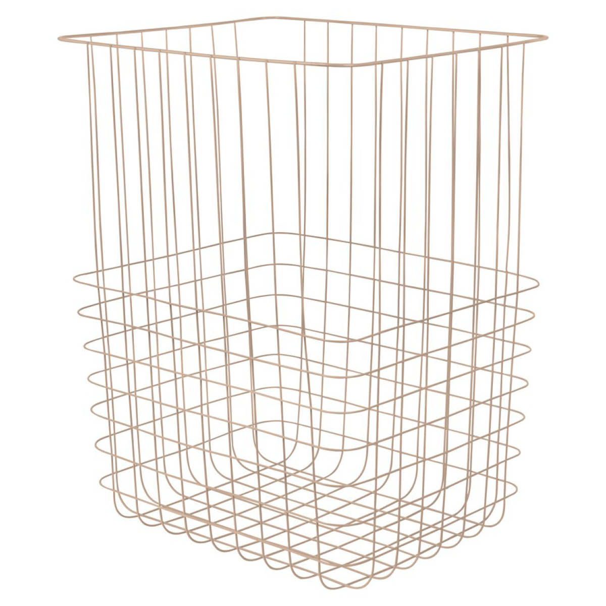 Mette Ditmer STORE-IT metallkorg med canvaspåse 40x32x50 cm sand