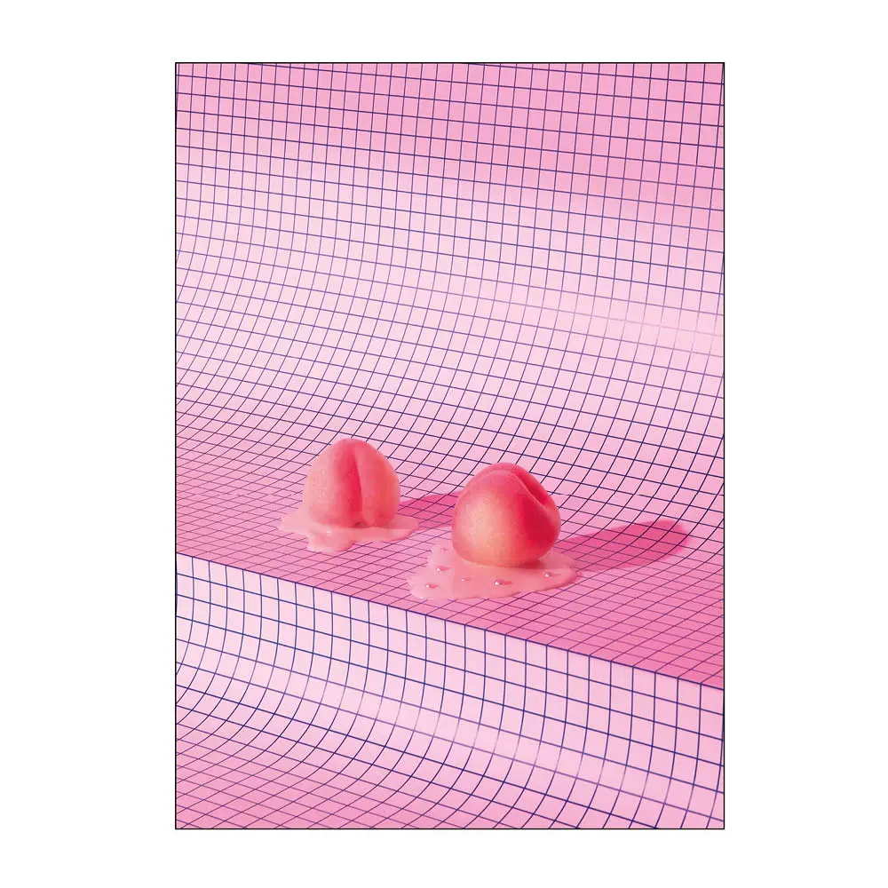 Rikke Mønster Juliste 30x40 cm Peach