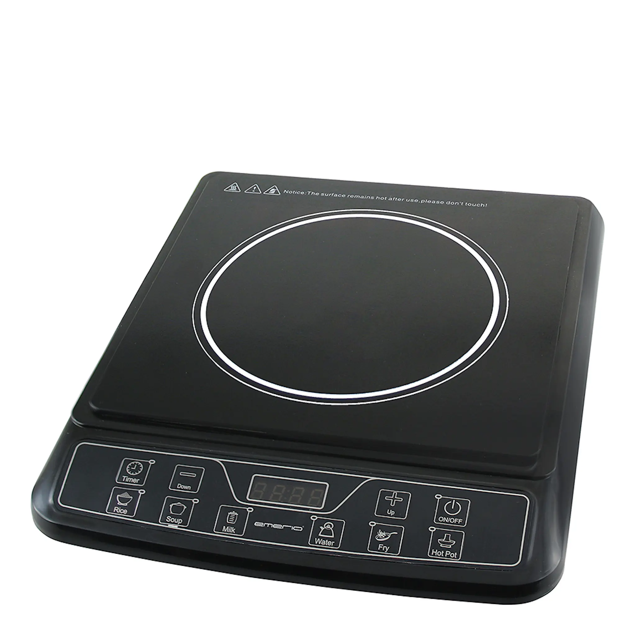 EMERIO Induktionsplate 2000W svart