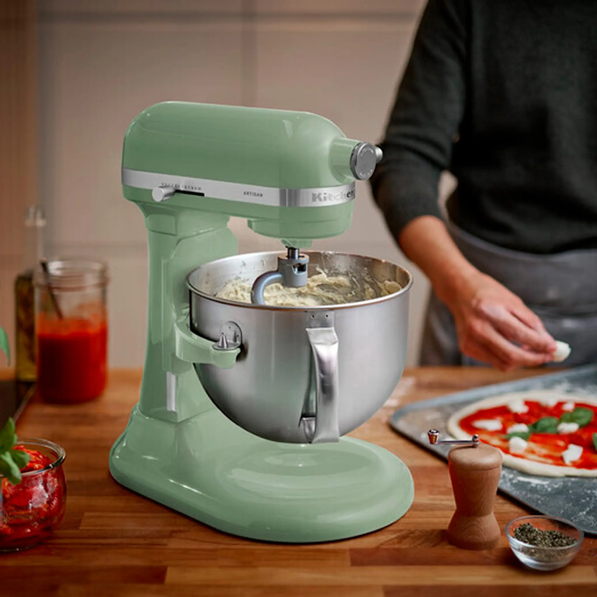 KitchenAid KitchenAid Artisan Köksmaskin 5KSM60SPXEPT 5,6 L Pistage