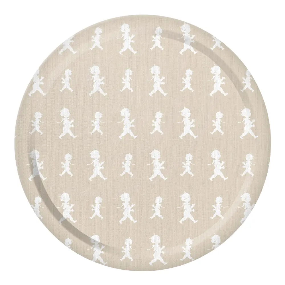 Pyöreä Tarjotin 38 cm Hiekka