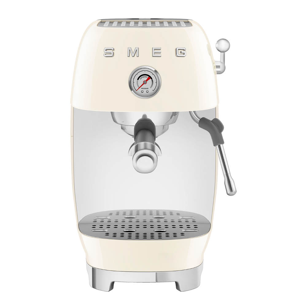 Smeg Smeg manuell espressomaskin med Cold Brew ECF03 creme