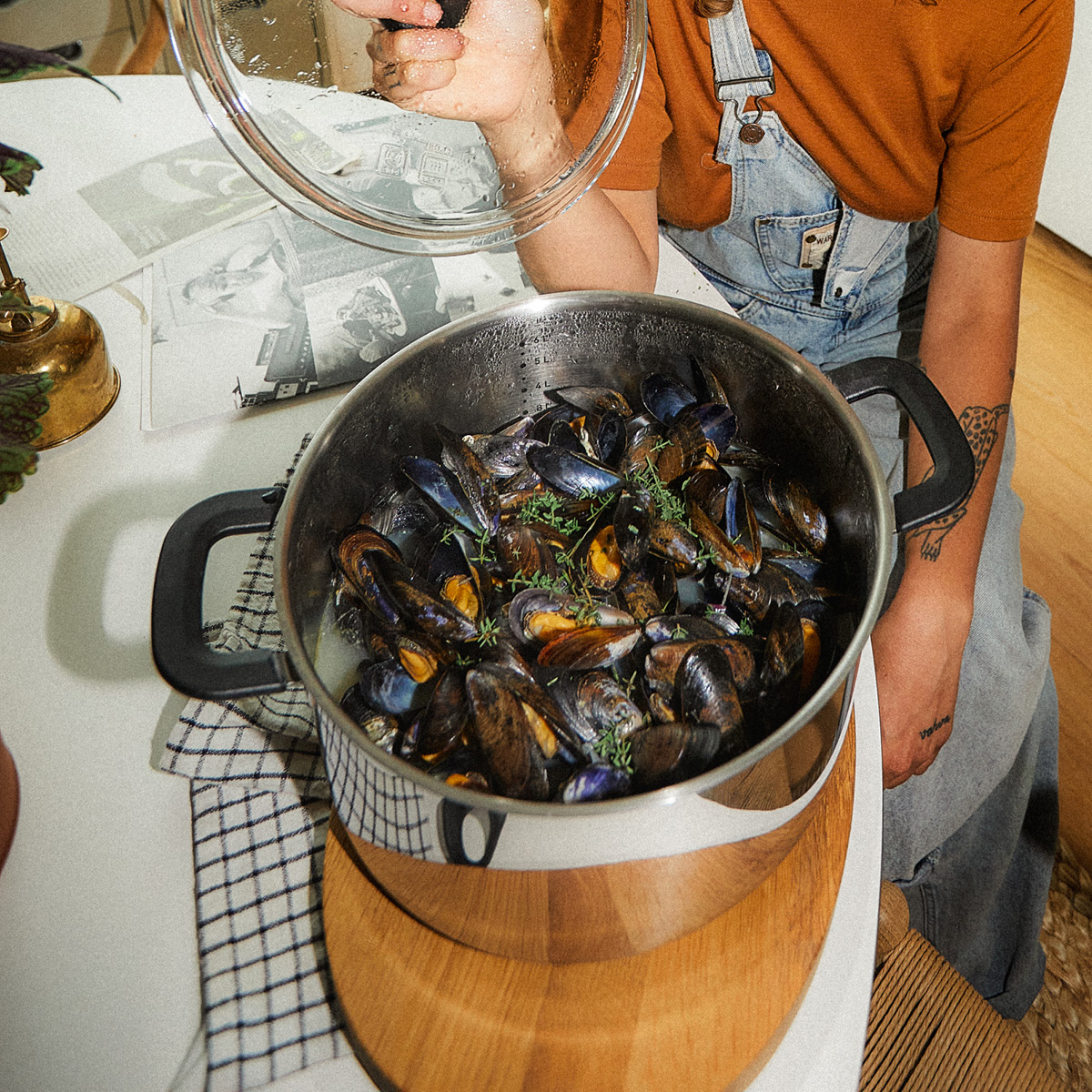 Fiskars Functional Form gryte m/glasslokk 7L