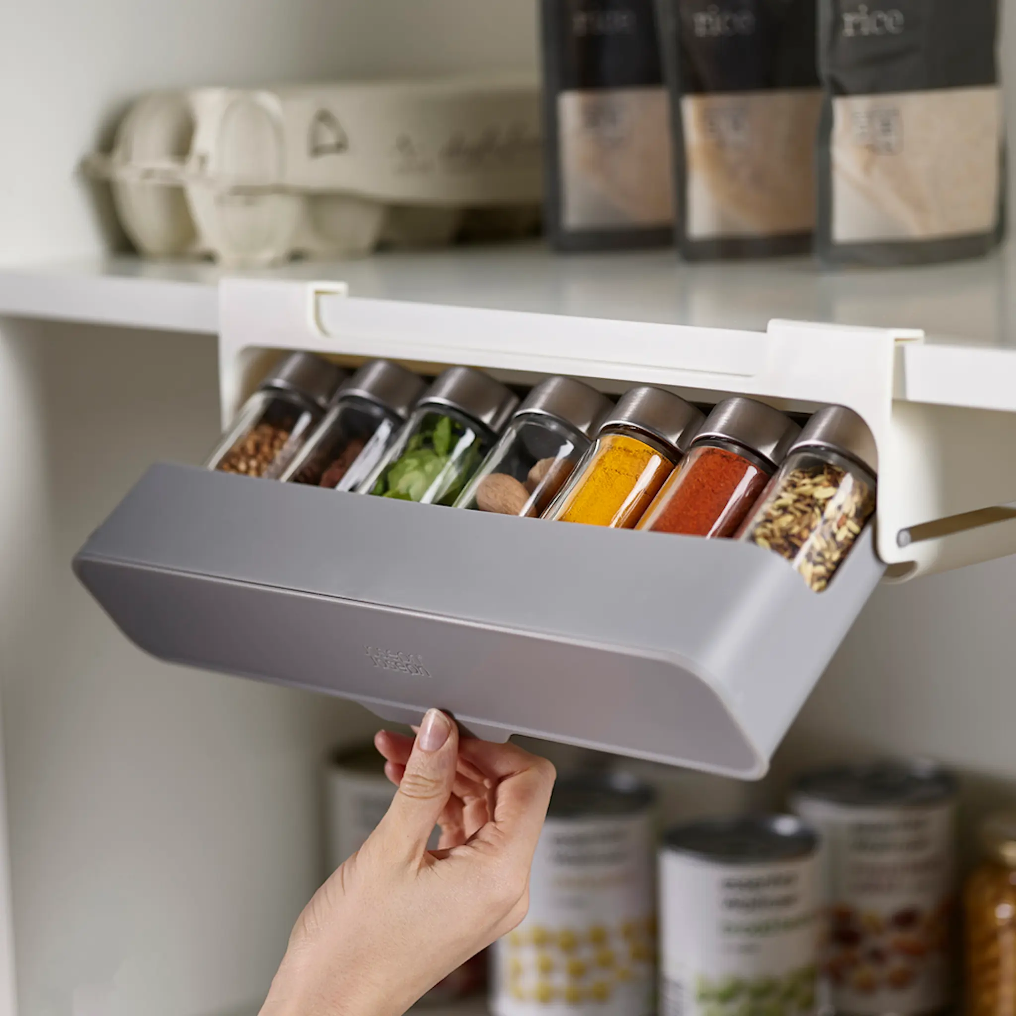 Joseph Joseph CupboardStore Kryddhylla Grå