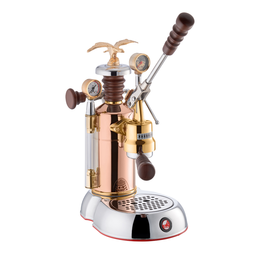 La Pavoni Esperto Manuell Kaffemaskin med Hävarm Koppar