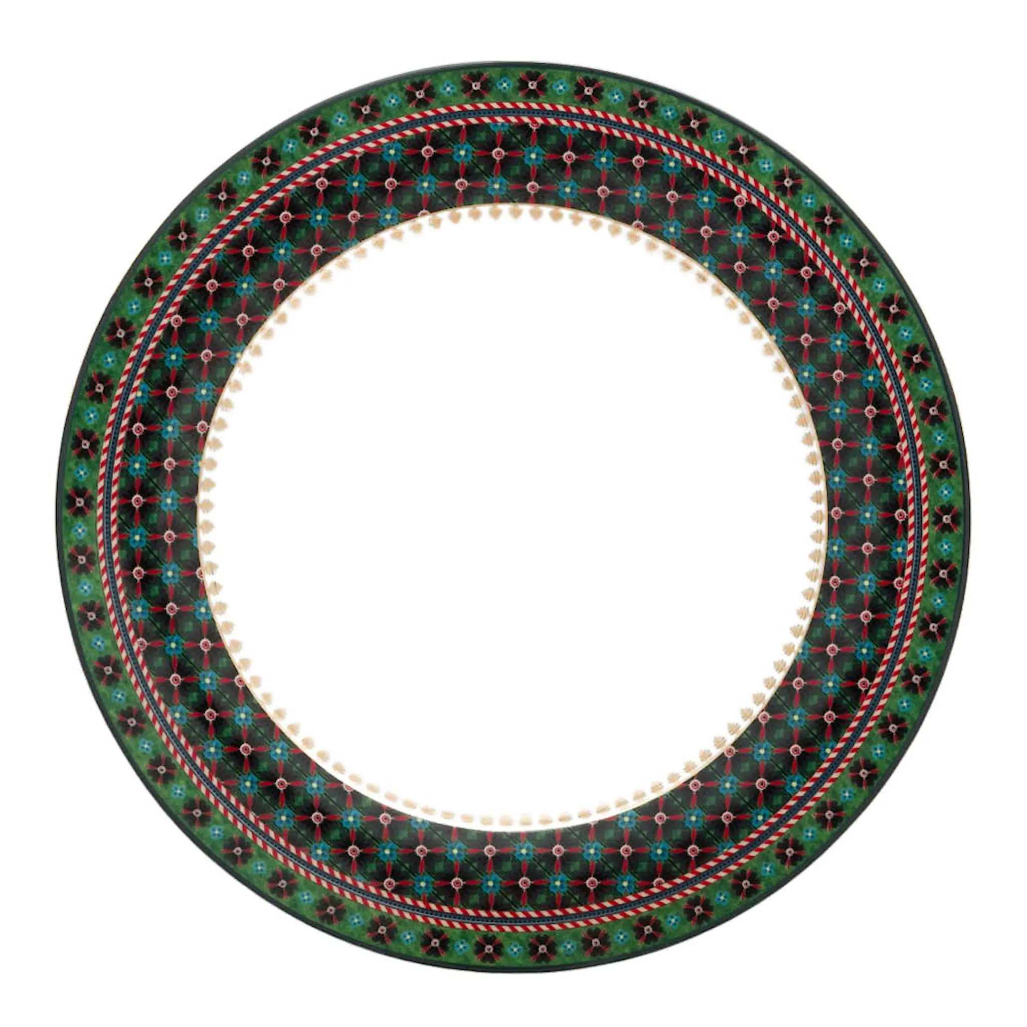 Pip Studio Berry Blues Clover Lautanen 26,5 cm Vihreä