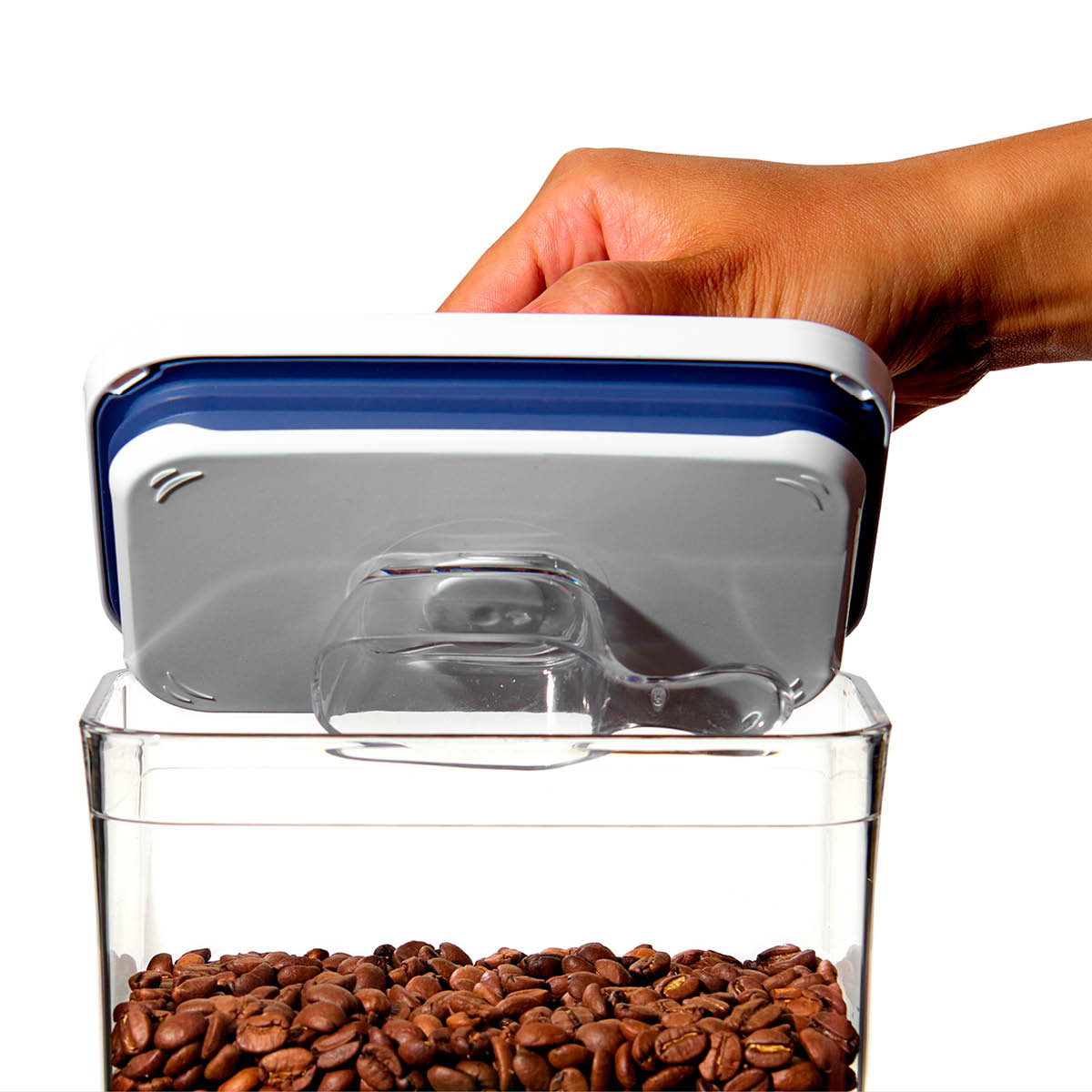 Oxo POP oppbevaringsboks kvadratisk 1,1L