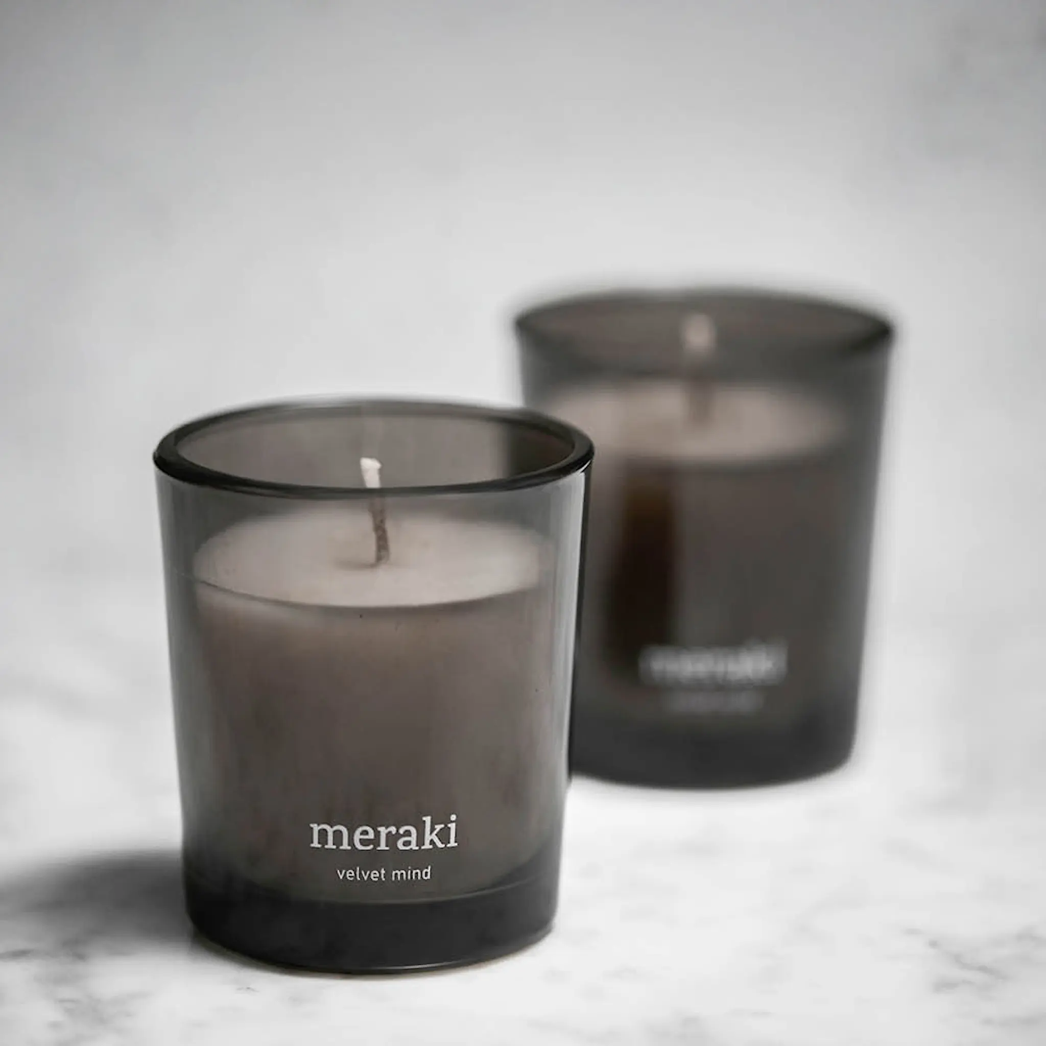Meraki Velvet Mind duftlys 60 g 2 stk