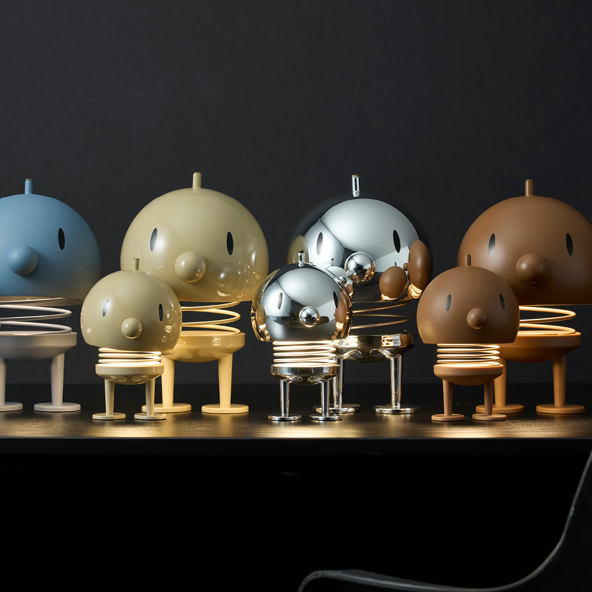 Hoptimisten LED lampa stor 15 cm choko