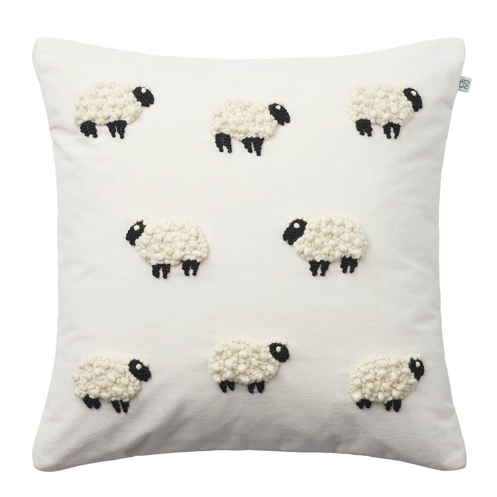 Chhatwal & Jonsson Sheep putetrekk velur 50x50 cm Ivory