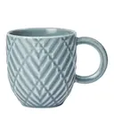 Samsurium Art déco mugg 32 cl blågrå