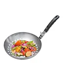 BBQ wok 28 cm avtagbart handtag stål