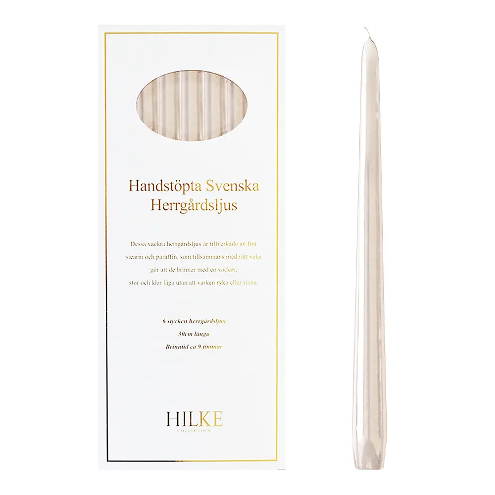Hilke Antiikkikynttilä 30 cm 6 kpl Beige