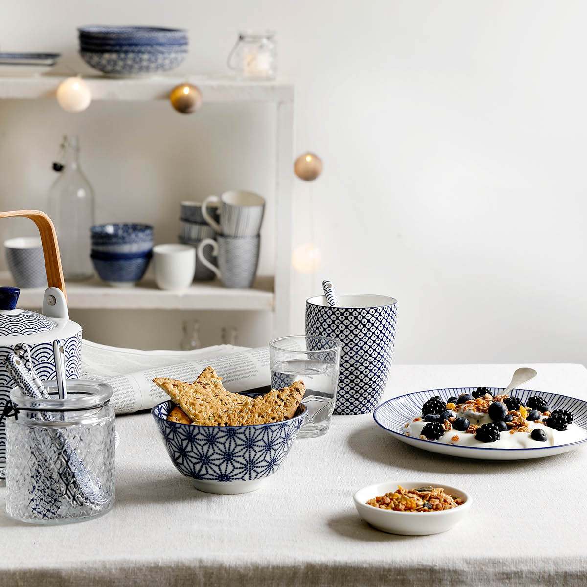 Tokyo Design Studio Nippon Blue Risskål 12 cm Star