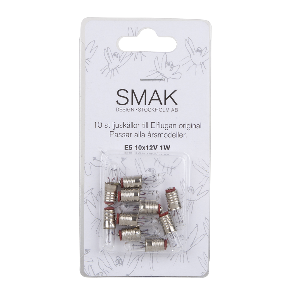 Smak Design Elflugan Original reservlampa E5 1W 10-pack