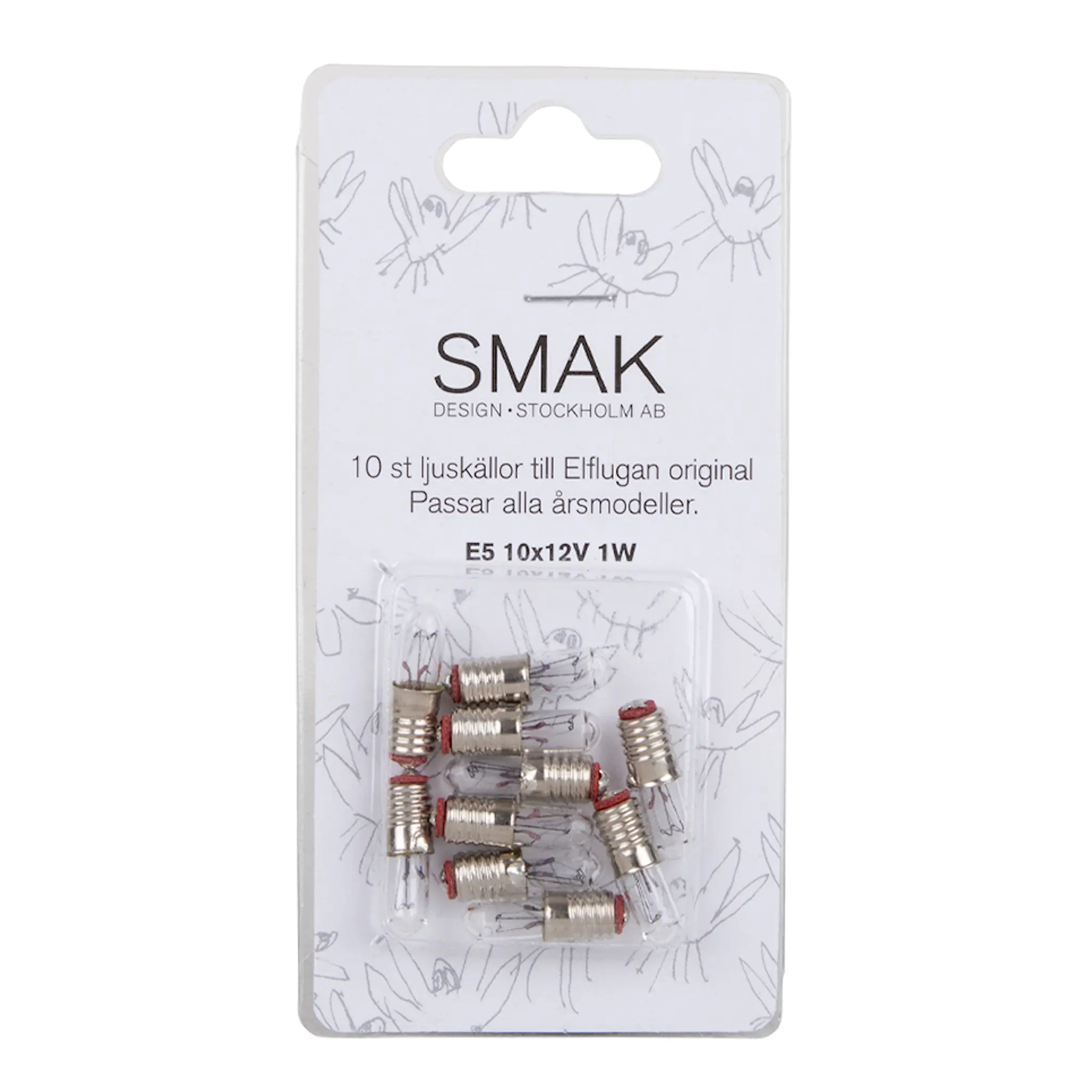 Smak Design Elflugan Original reservlampa E5 1W 10-pack