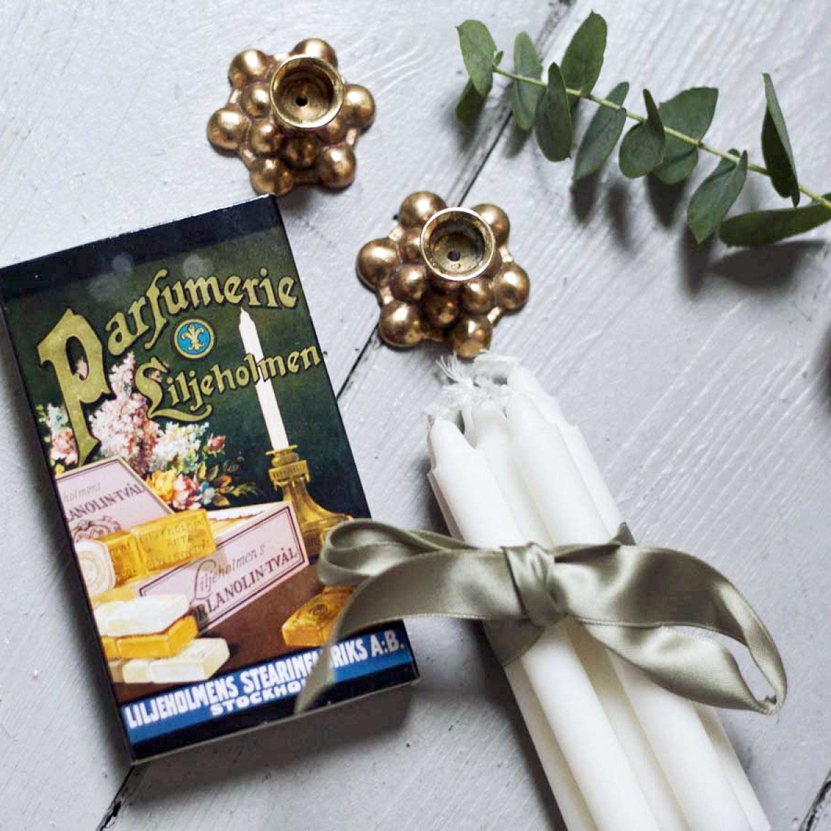 Liljeholmens Juletrelys 11,7 cm 20 stk hvit