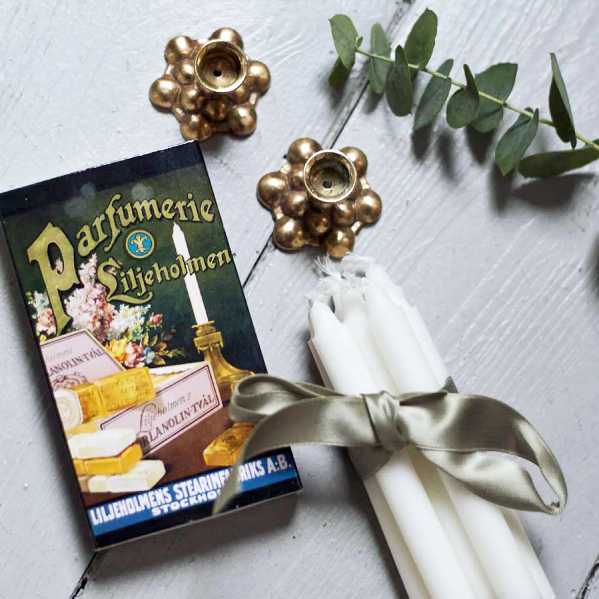 Liljeholmens Joulukuusenkynttilä 11,7 cm 20 kpl Valkoinen