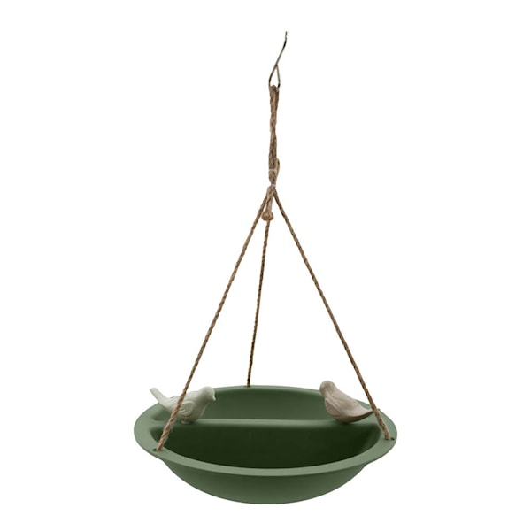 Fågelbad 27 cm grön
