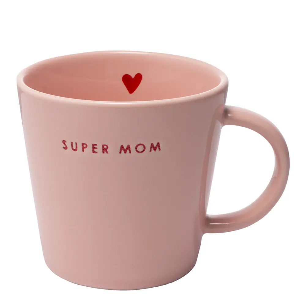 Classic Cups Muki Super mom 35 cl Vaaleanpunainen