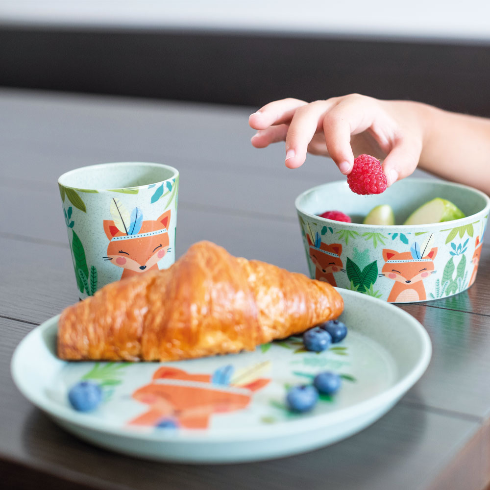 Koziol Connect servise 3 deler tallerken skål krus harry