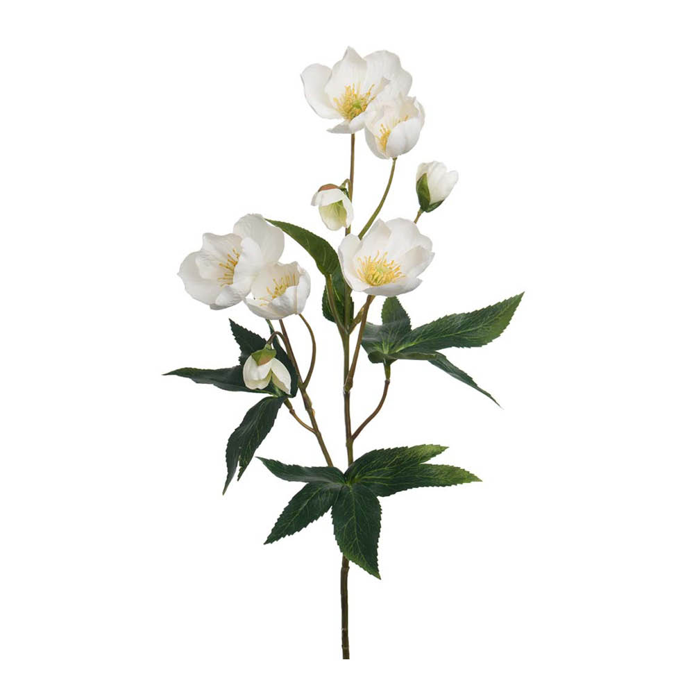 Mr Plant Julerose 57 cm hvit