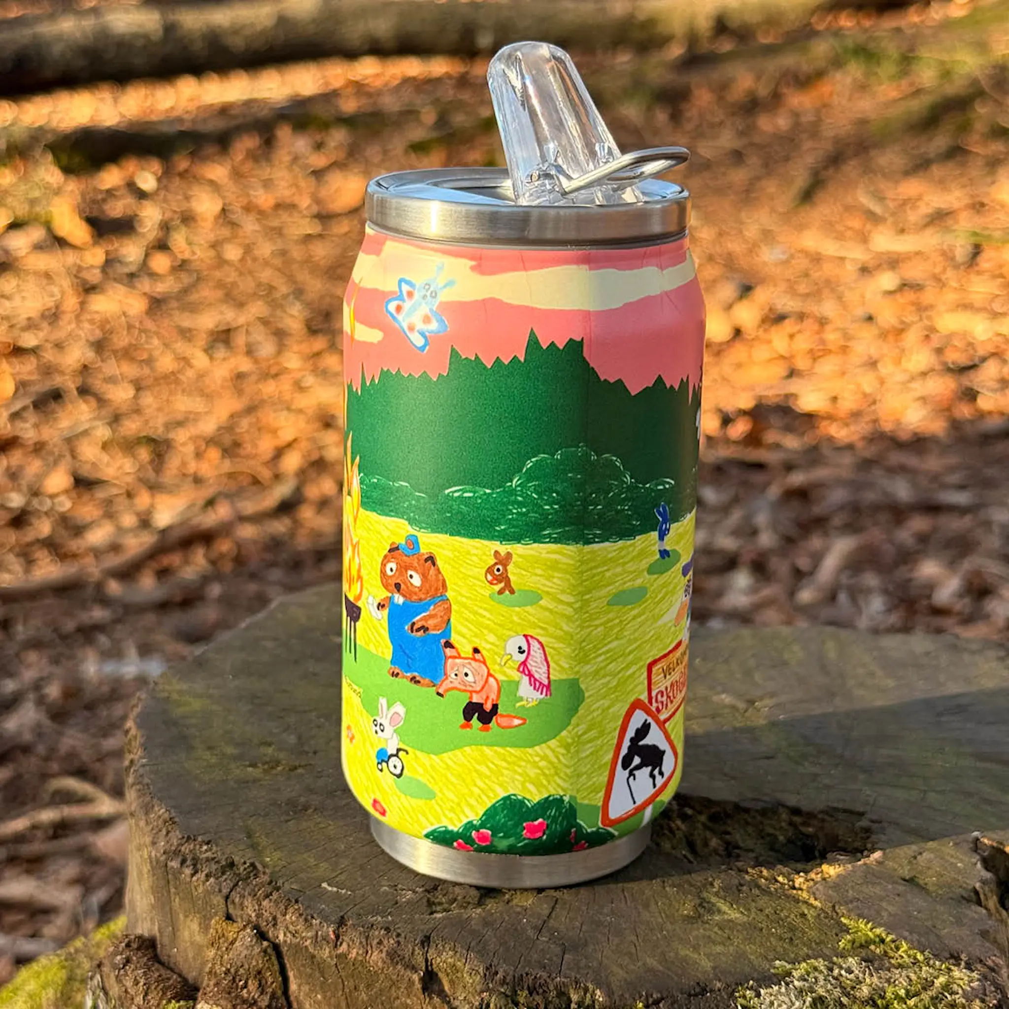 Les Artistes Bukkene Bruse Termospullo 28 cl Metsän rauha