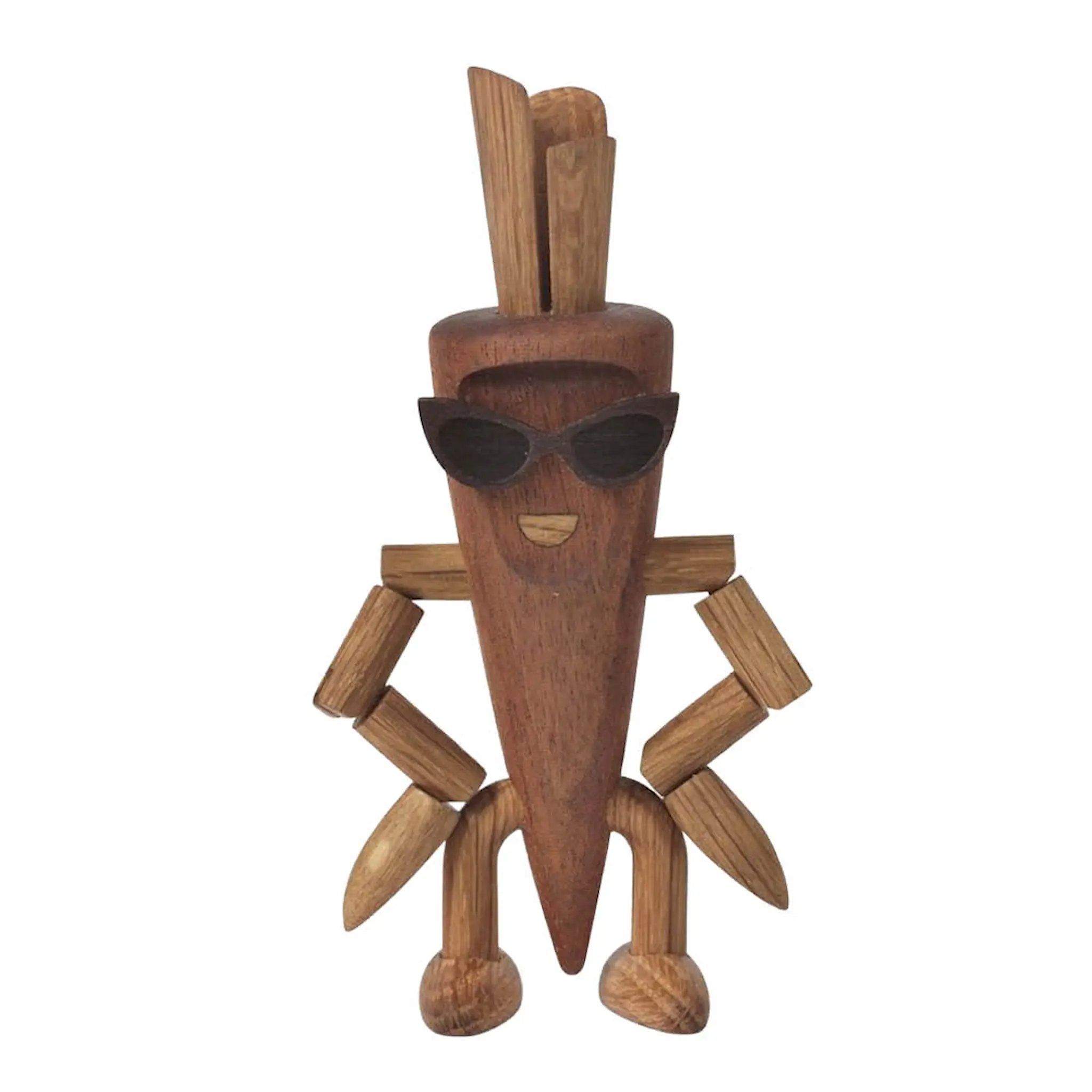 Spring Copenhagen Woodies Camille Carrot Puufiguuri 13 cm Tammi