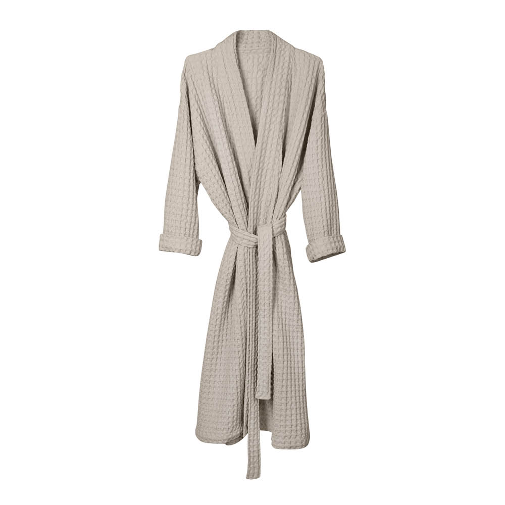The Organic Company Big Waffle badekåpe M/L stone