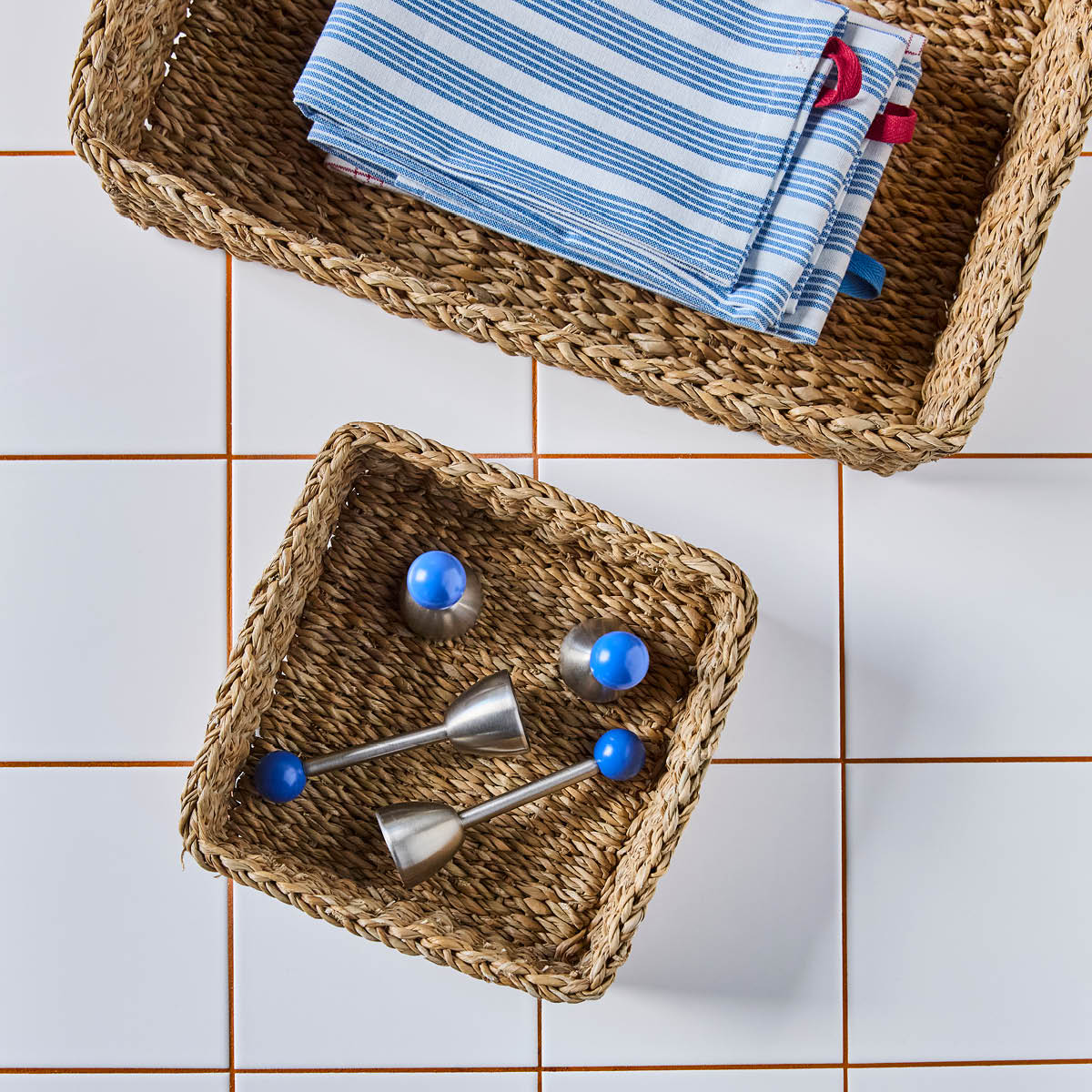 Nicolas Vahé Naba förvaringskorg 21x21 cm sjögräs