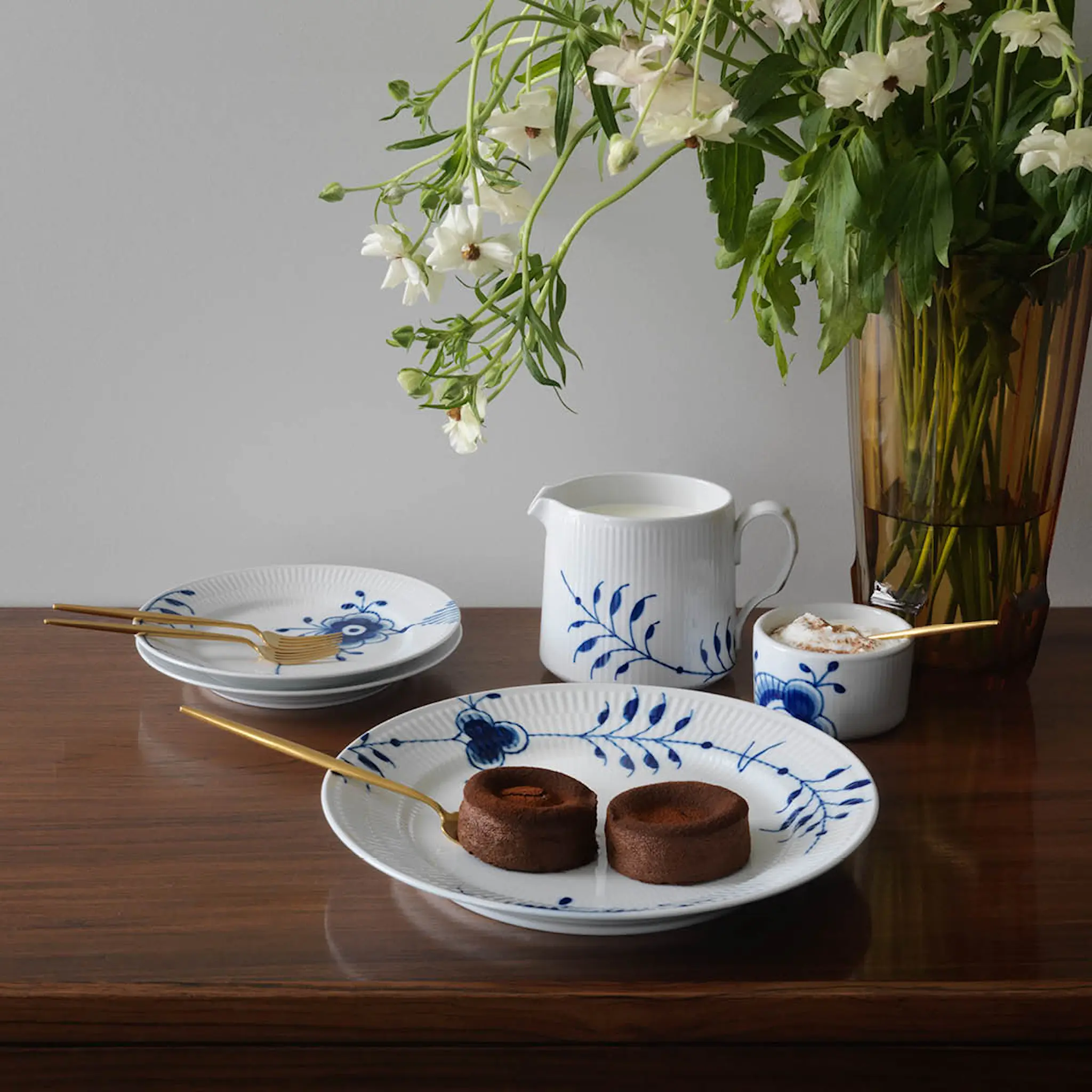 Royal Copenhagen Blue Fluted Mega Lautanen 19 cm