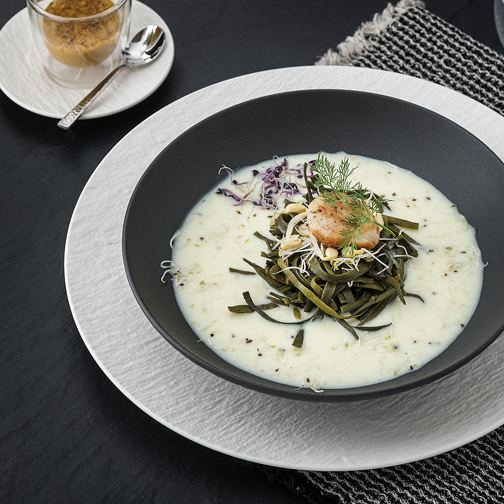 Villeroy & Boch Manufacture Rock Tallrik djup 23,5 cm Svart