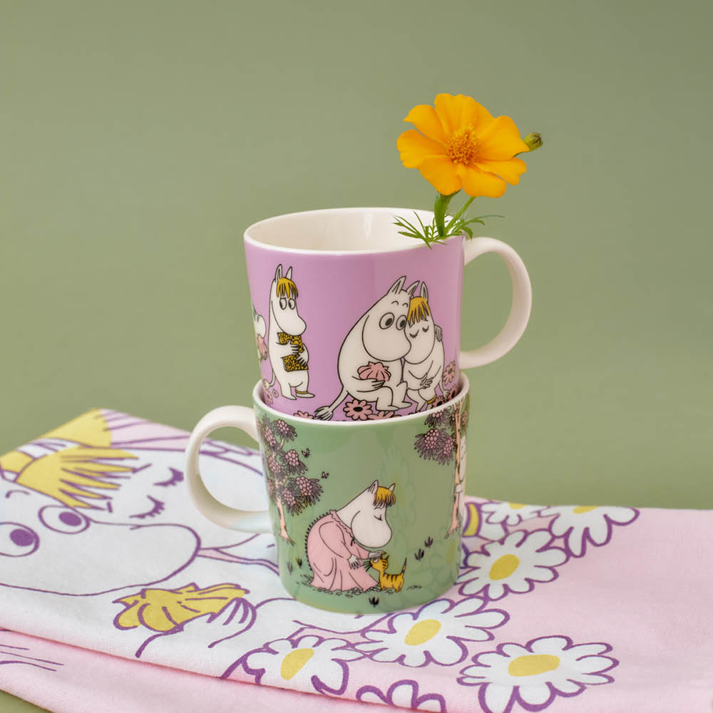 Moomin Arabia Muumimuki 30 cl Sydänkäpyset