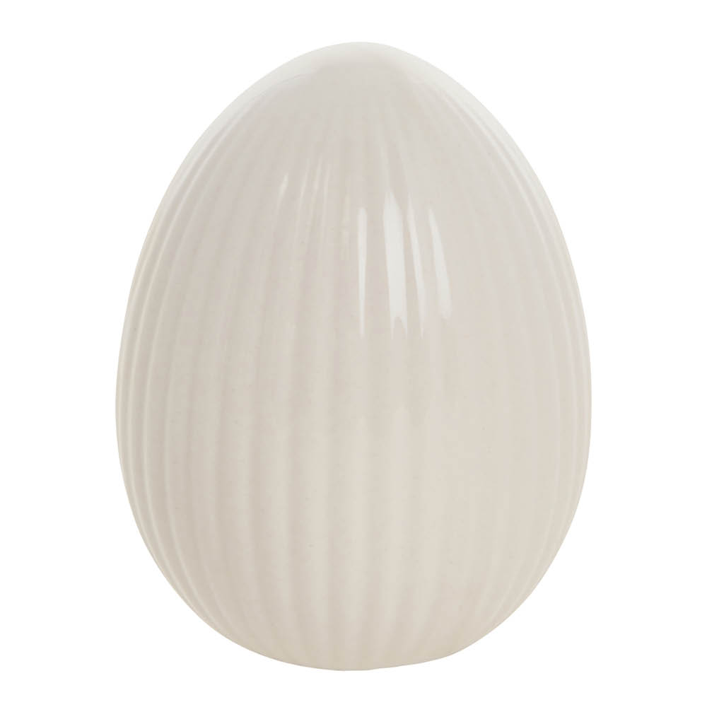 Lene Bjerre - Delinne Pääsiäiskoriste kananmuna 7,7 cm Offwhite